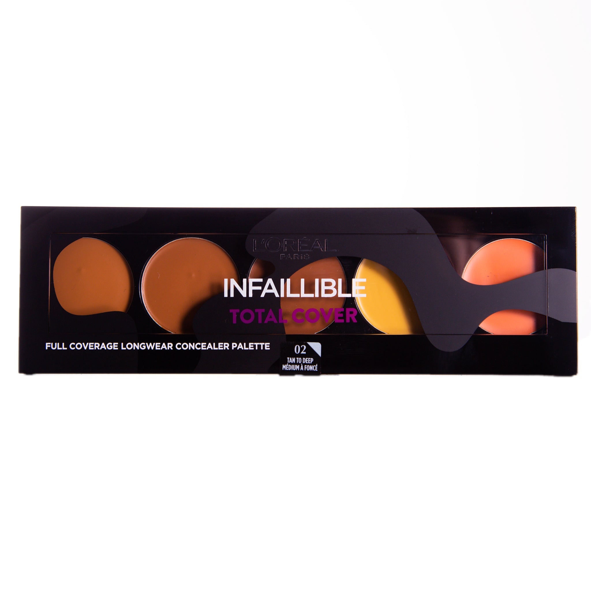 L'Oreal Paris Infallible Total Cover Concealer Palette - 02 Dark