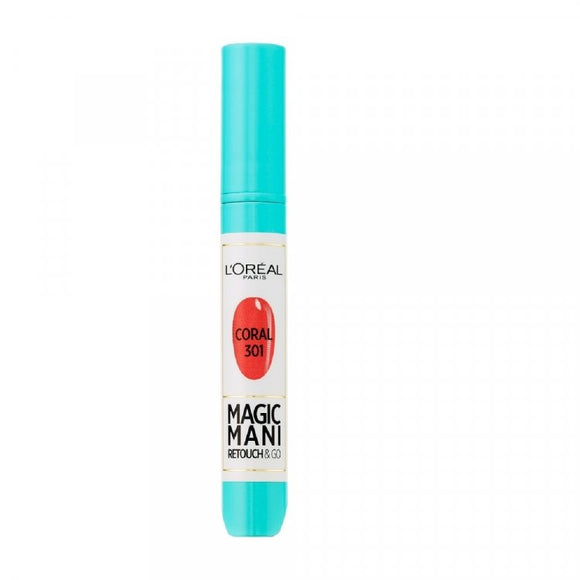 L'Oreal Magic Mani Retouch & Go Nail Polish - 301 Coral