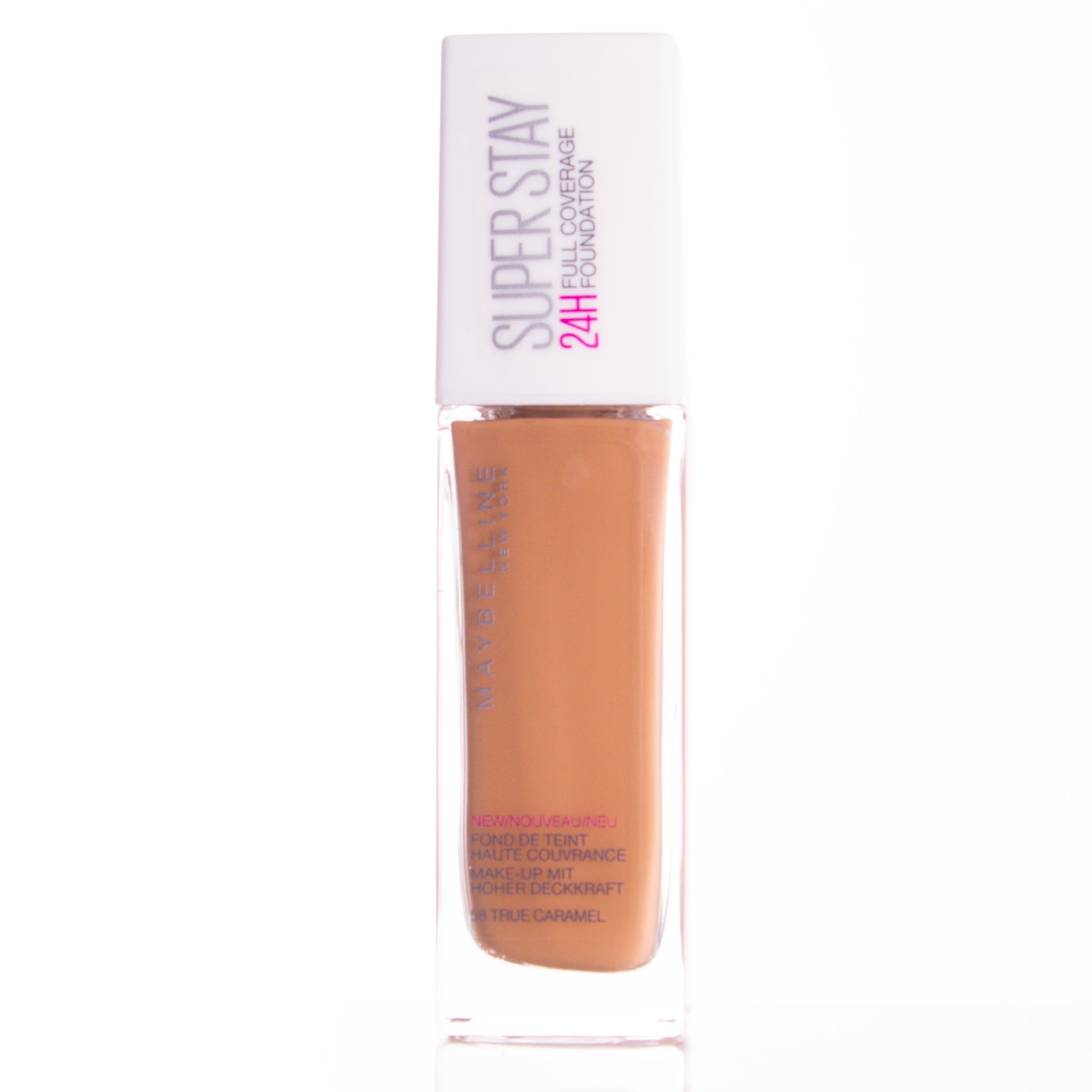 Maybelline Superstay 24H Full Coverage Foundation - 58 True Caramel