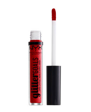 NYX Professional Makeup Glitter Goals Liquid Lipstick - 02 Cherry Quartz