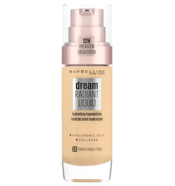 Maybelline Dream Radiant Liquid Foundation - 24 Golden Beige