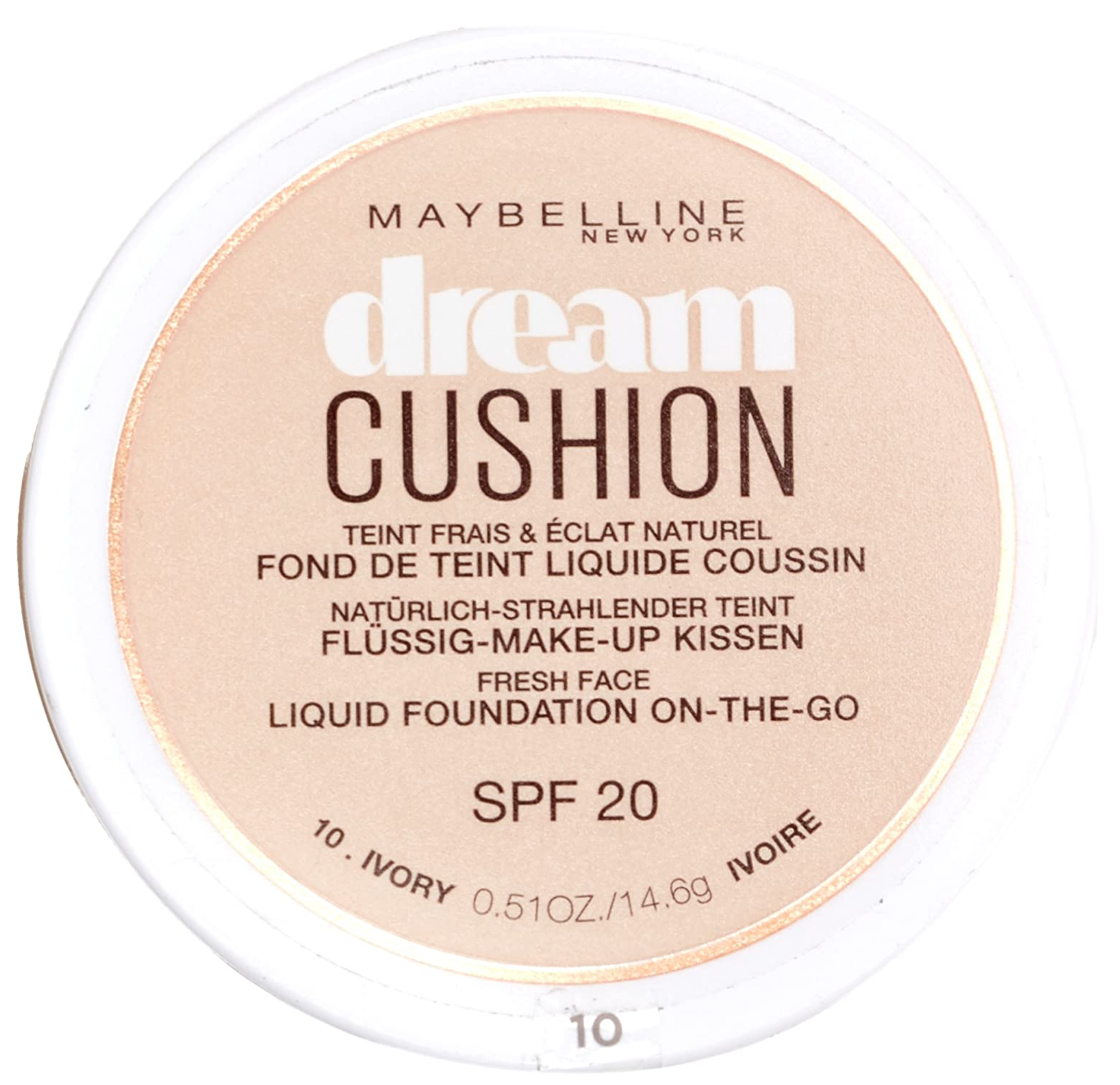 Maybelline Dream Cushion Liquid Foundation - 10 Ivory