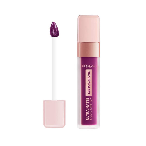 [NO LABEL] L'Oreal Les Macarons Ultra Matte Liquid Lipstick - 840 Infinite Plum