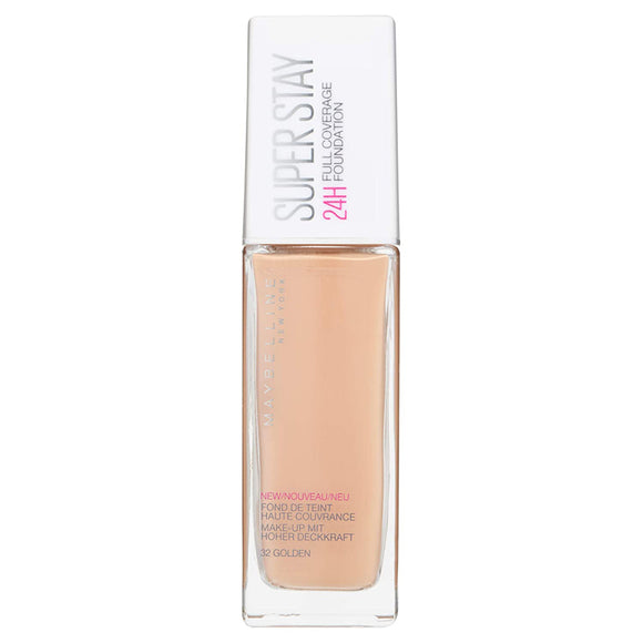 [B-GRADE] Maybelline Superstay 24H Full Coverage Foundation - 32 Golden