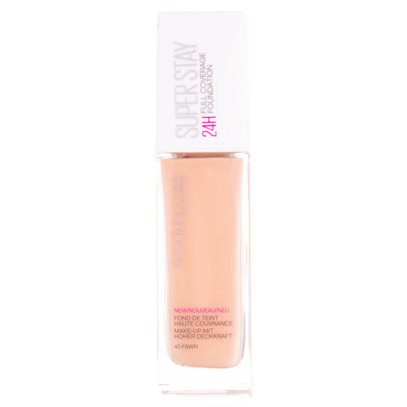 Maybelline Superstay 24H Full Coverage Foundation - 40 Fawn