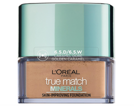 L'Oreal Paris True Match Minerals Foundation - 6.5.D/6.5.W Golden Caramel
