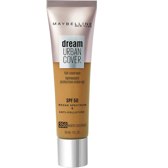 [B-GRADE] Maybelline Dream Urban Cover Foundation - 356 Warm Coconut