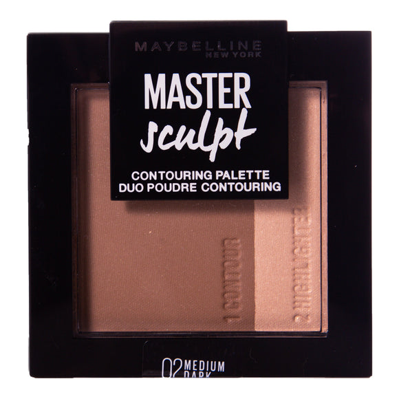 [B-GRADE] Maybelline Master Sculpt Contouring Palette - 02 Medium/Dark