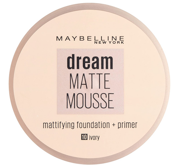 Maybelline Dream Matte Mousse Foundation - 10 Ivory