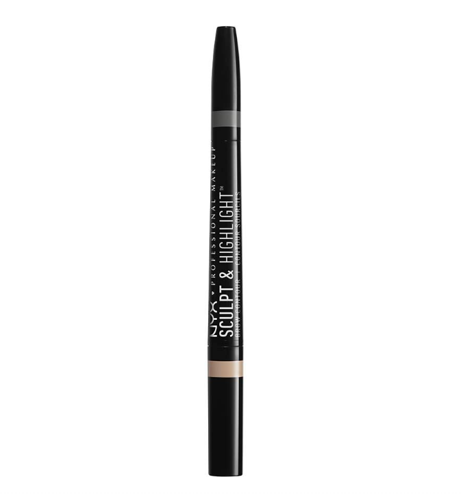 NYX Sculpt & Highlight Brow Contour - 08 Black / Golden Peach