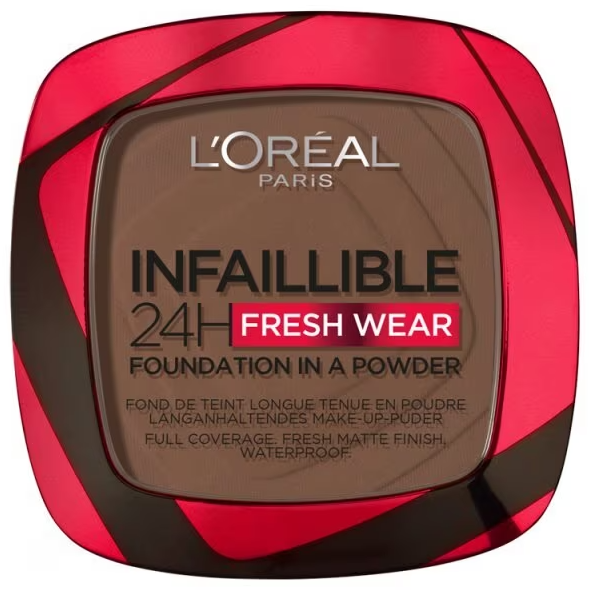 L'Oreal Infallible 24H Fresh Wear Foundation Powder 390 Ebony