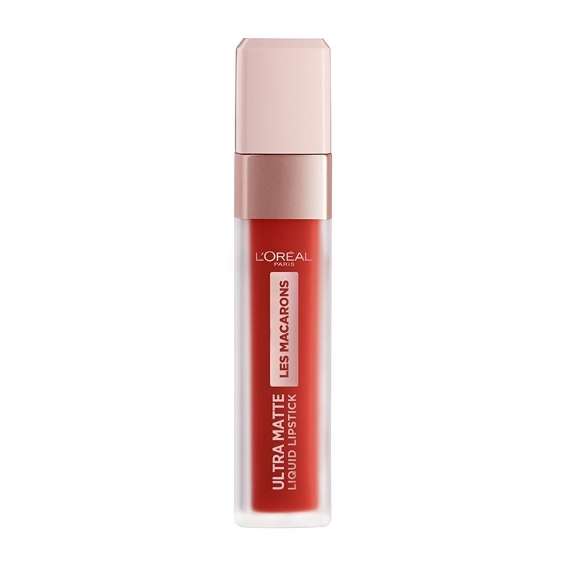 L'Oreal Ultra Matte Liquid Lipstick Les Macarons - 832 Strawberry Sauvage