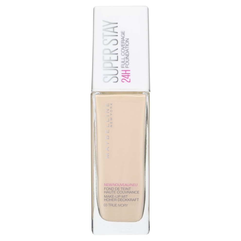 [B-GRADE] Maybelline Superstay 24H Full Coverage Foundation - 03 True Ivory