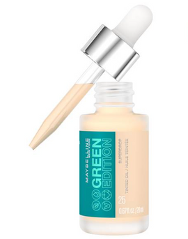 Maybelline Green Edition Superdrop Tinted Dry Oil Liquid Foundation - 25