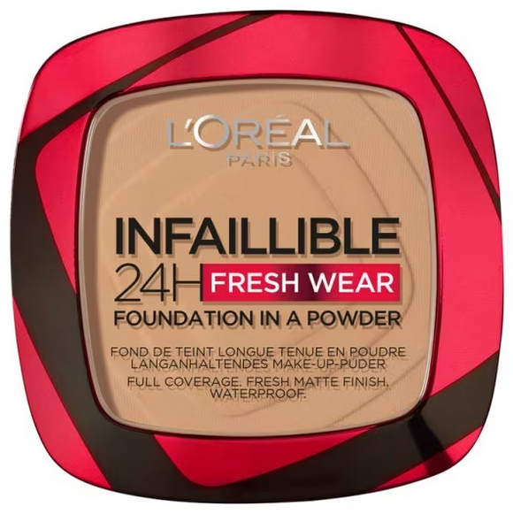 L'Oreal Infallible 24HR Fresh Wear Powder Foundation - Amber