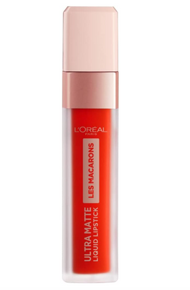 L'Oreal Ultra Matte Liquid Lipstick Les Macarons - 826 Mademoiselle Mango