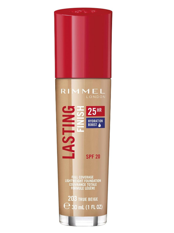 Rimmel London Lasting Finish Liquid Foundation - 203 True Beige