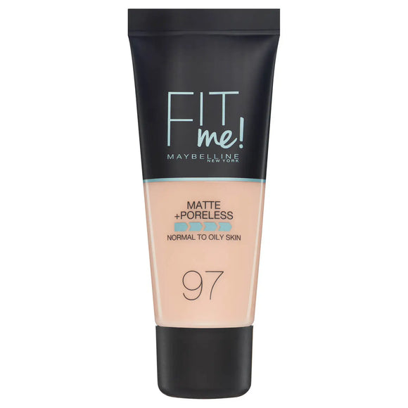 Maybelline Fit Me Matte + Poreless Foundation - 97 Natural Porcelain