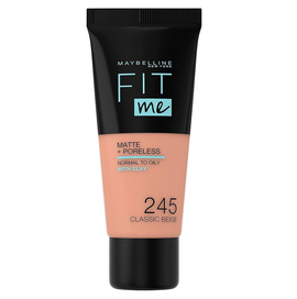 Maybelline Fit Me Matte + Poreless Foundation - 245 Classic Beige