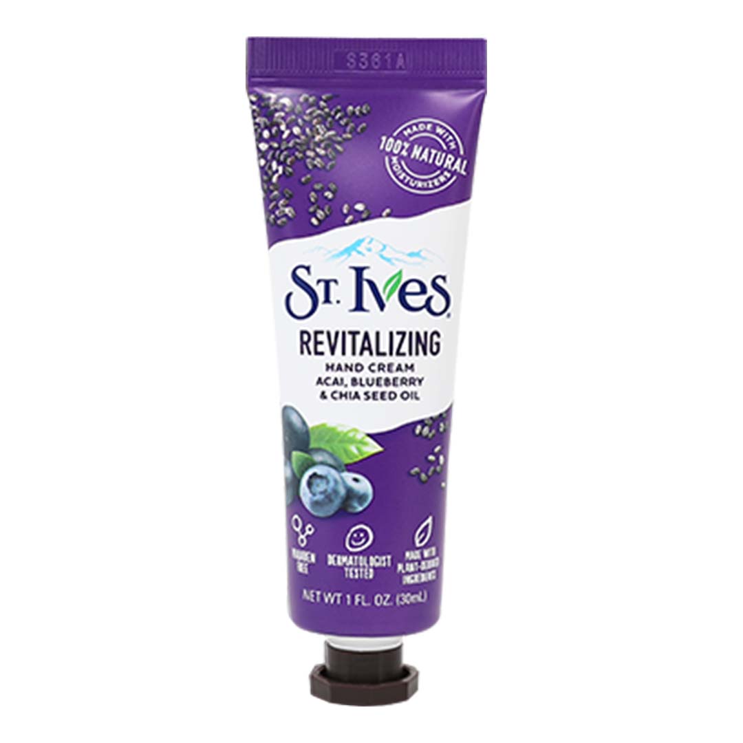 St. Ives Revitalising Hand Cream - Acai, Blueberry & Chia Seed Oil