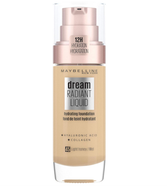 Maybelline Dream Radiant Liquid Foundation - 045 Light Honey