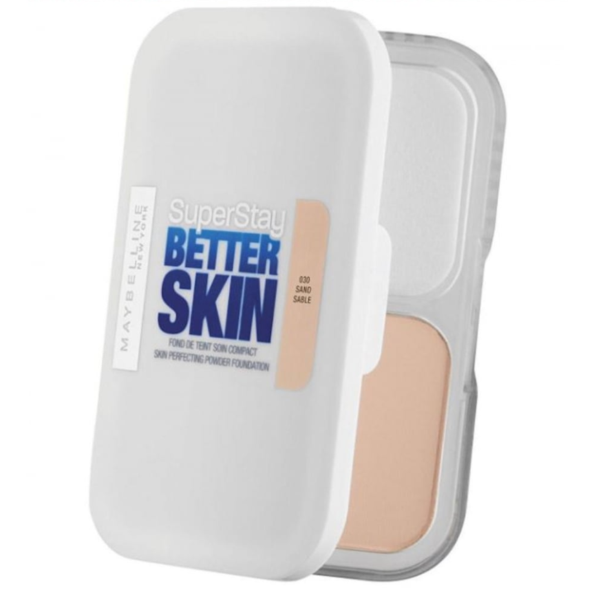 Maybelline Superstay Better Skin Powder Compact Foundation - 30 Sand