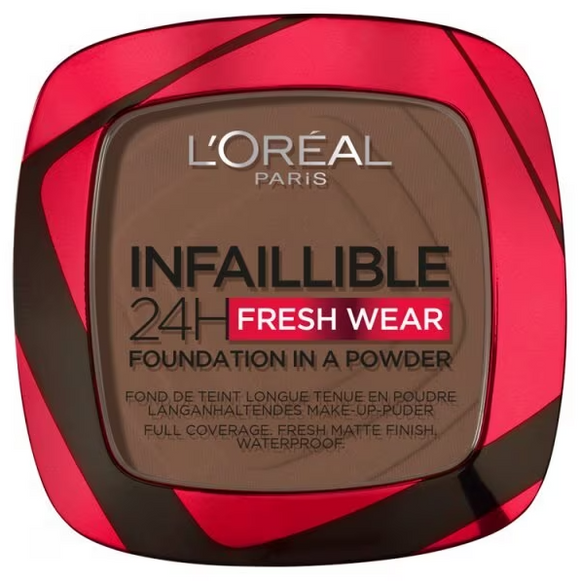 L'Oreal Infallible 24H Fresh Wear Foundation Powder 390 Ebony