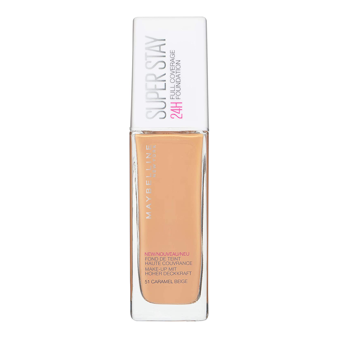 Maybelline Superstay 24H Full Coverage Foundation - 51 Caramel Beigee