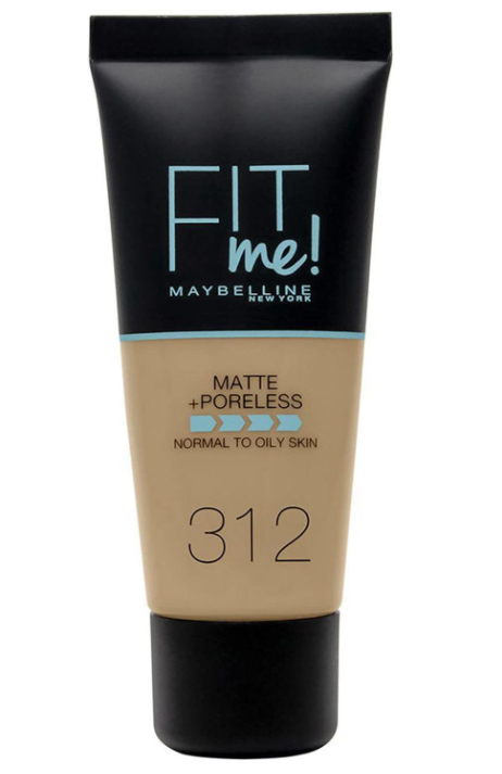 Maybelline Fit Me Matte + Poreless Foundation - 312 Golden | Connect ...