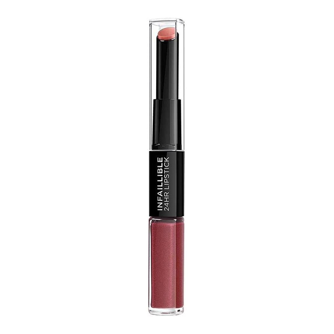 L'Oreal Paris Infallible 24HR 2 Step Lipstick - 507 Relentless Rouge