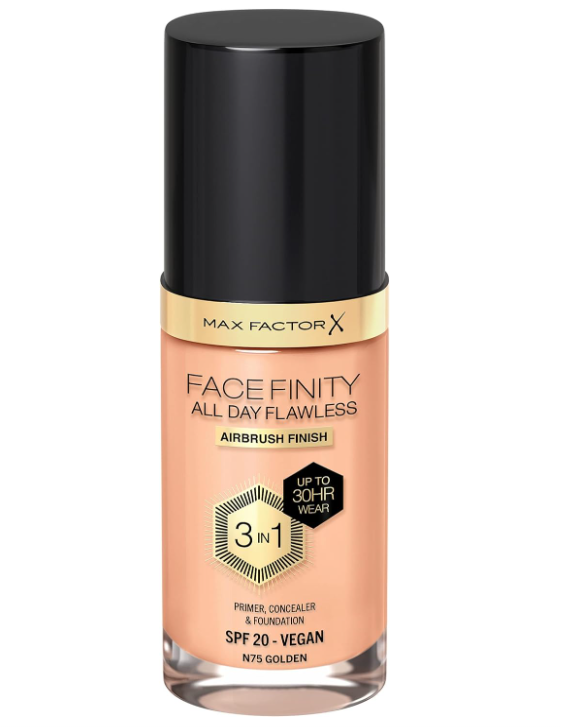 Max Factor Facefinity All Day Flawless Liquid Foundation - 075 Golden