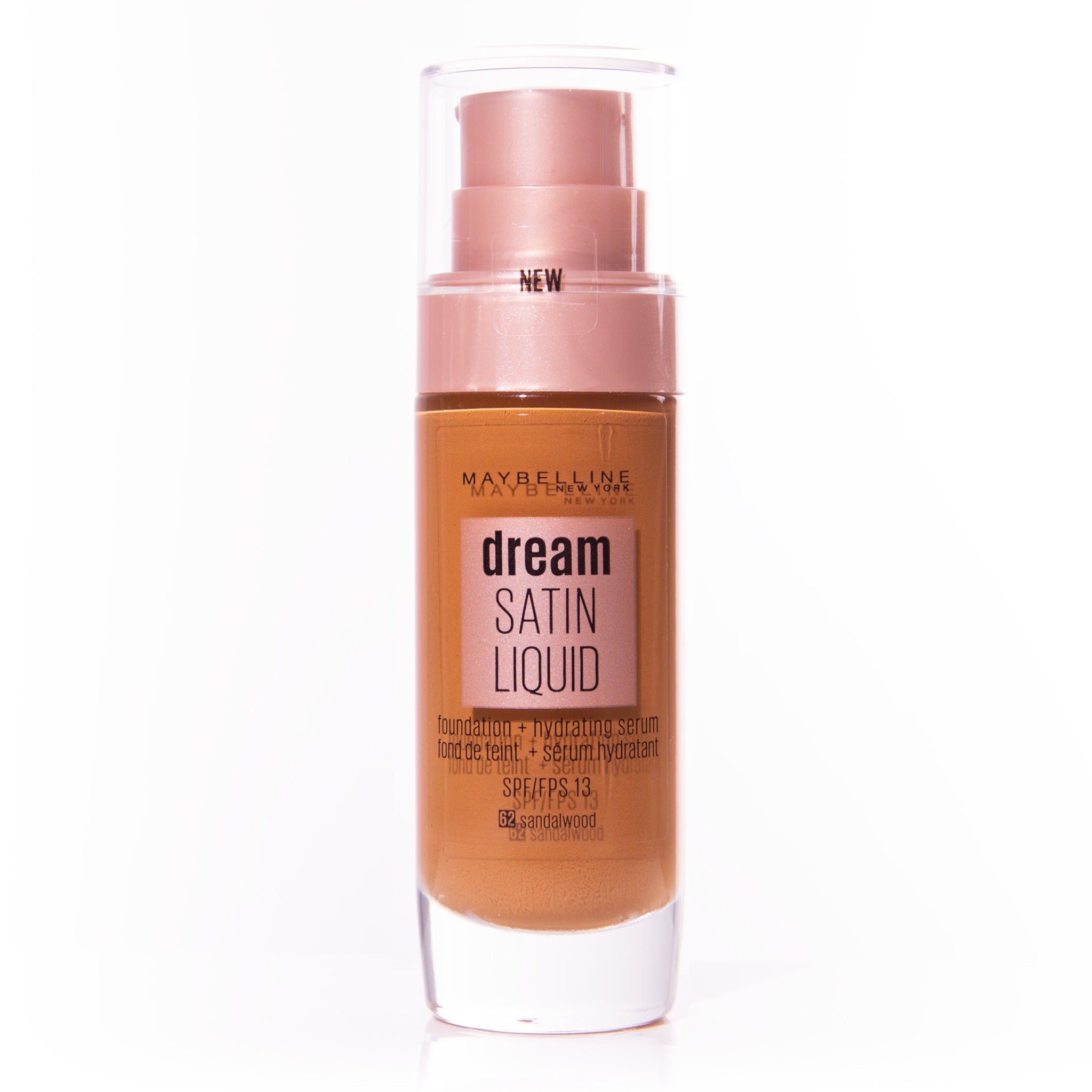 Maybelline Dream Satin Liquid Foundation - 62 Sandalwood Beige