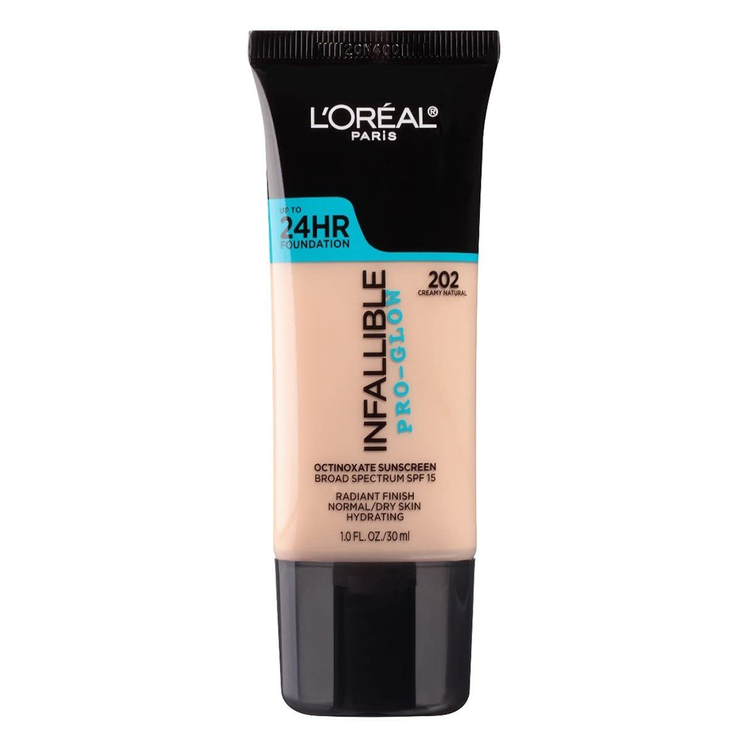 L'Oreal Paris Infallible Pro Glow Longwear Foundation - Creamy Natural 202