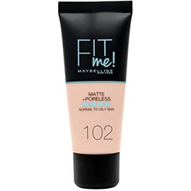 Maybelline Fit Me Matte + Poreless Foundation - 102 Fair Ivory