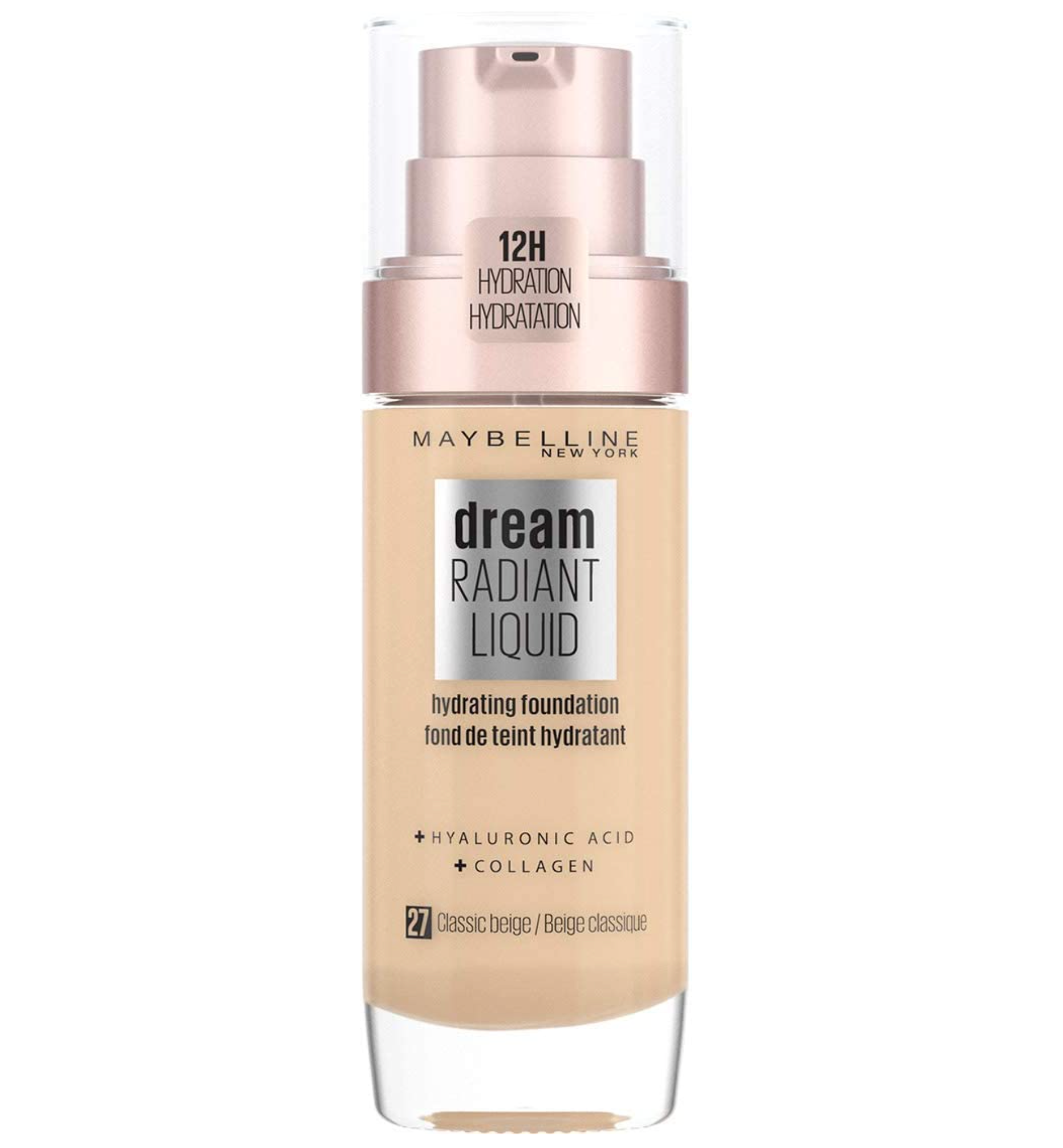 Maybelline Dream Radiant Liquid Foundation - 27 Classic Beige