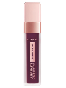 [NO LABEL] L'Oreal Les Macarons Ultra Matte Liquid Lipstick - 830 Blackcurrant Crush