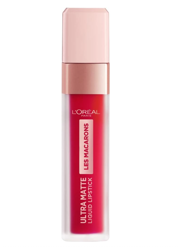 L'Oreal Ultra Matte Liquid Lipstick Les Macarons - 828 Framboise Frenzy