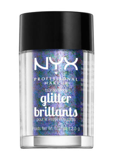 NYX Professional Makeup Face And Body Glitter Brilliants - 11 Violet